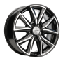 Легковой диск Khomen Wheels KHW1706 7x17 5x114,3 ET39 60,1 Black-FP